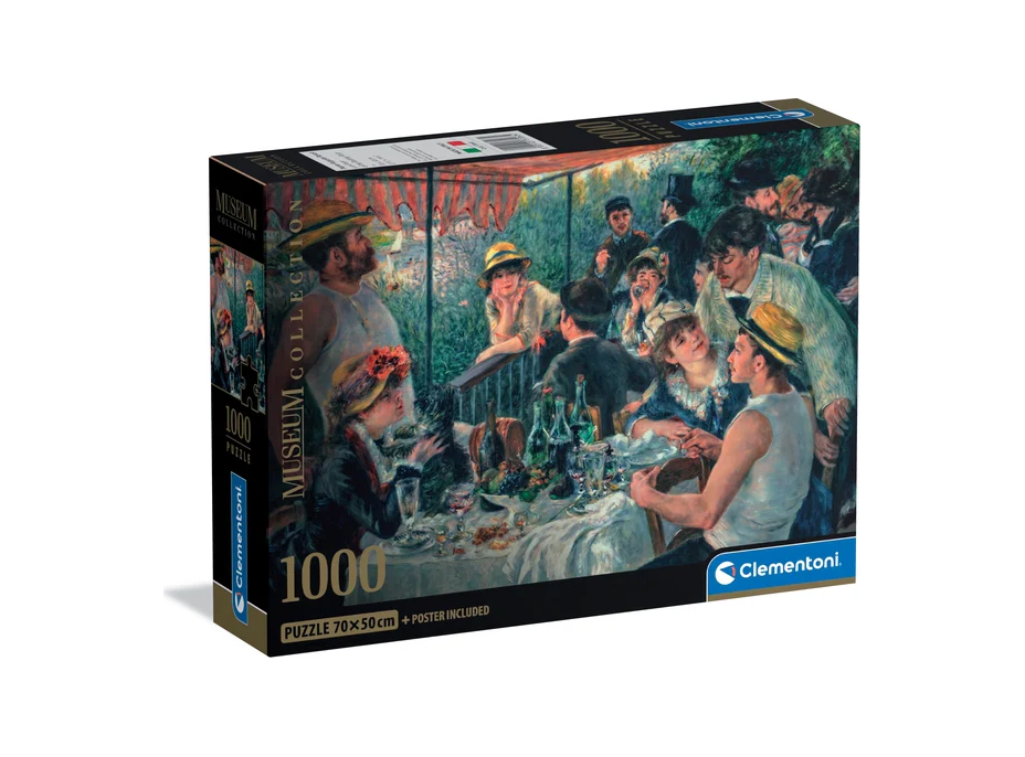 CLEMENTONI Puzzle Museum Collection: Raňajky veslárov 1000 dielikov