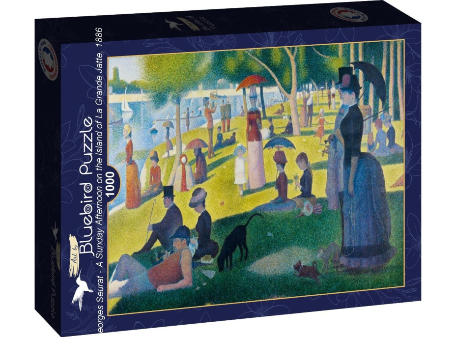 BLUEBIRD Puzzle Nedeľné popoludnie na ostrove La Grande Jatte 1000 dielikov