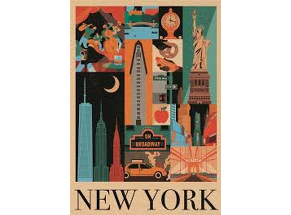 CLEMENTONI Puzzle New York - Ikony mesta 1000 dielikov