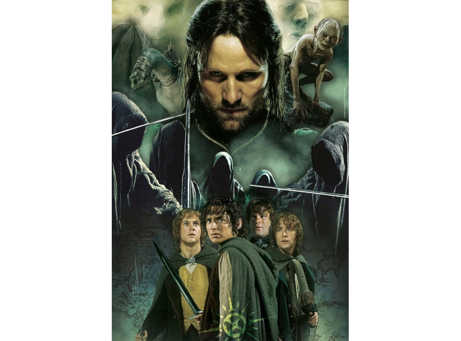 CLEMENTONI Puzzle Pán prsteňov - Spoločenstvo prsteňa 1000 dielikov