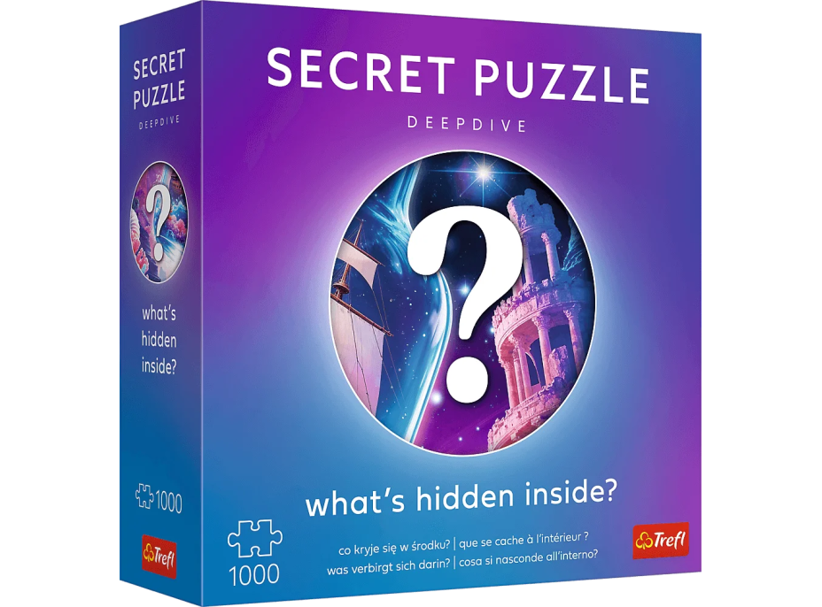 TREFL Puzzle Premium Plus Secret Puzzle: Hlboký ponor 1000 dielikov
