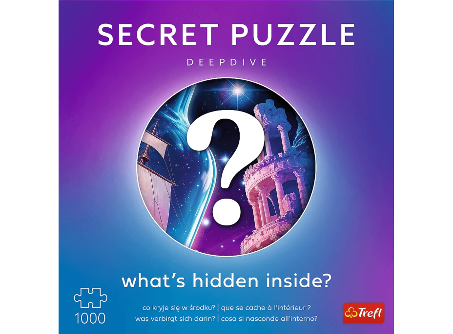 TREFL Puzzle Premium Plus Secret Puzzle: Hlboký ponor 1000 dielikov