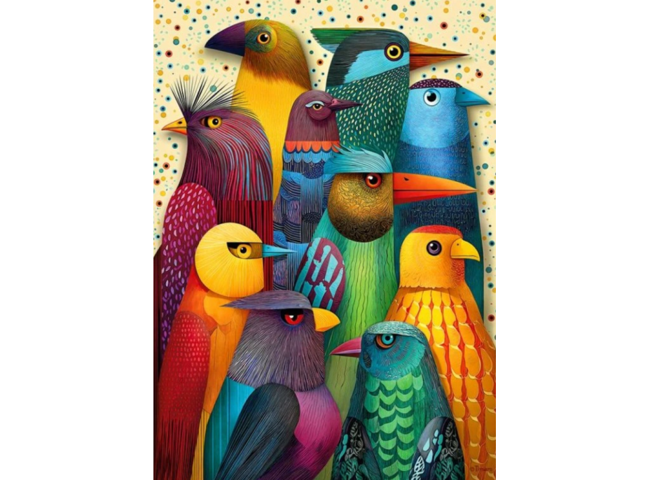 CHERRY PAZZI Puzzle Vtáčí klub 1000 dielikov