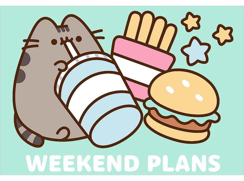 TREFL Puzzle Pusheen: Zoznámte sa s Pusheen 4x250 dielikov