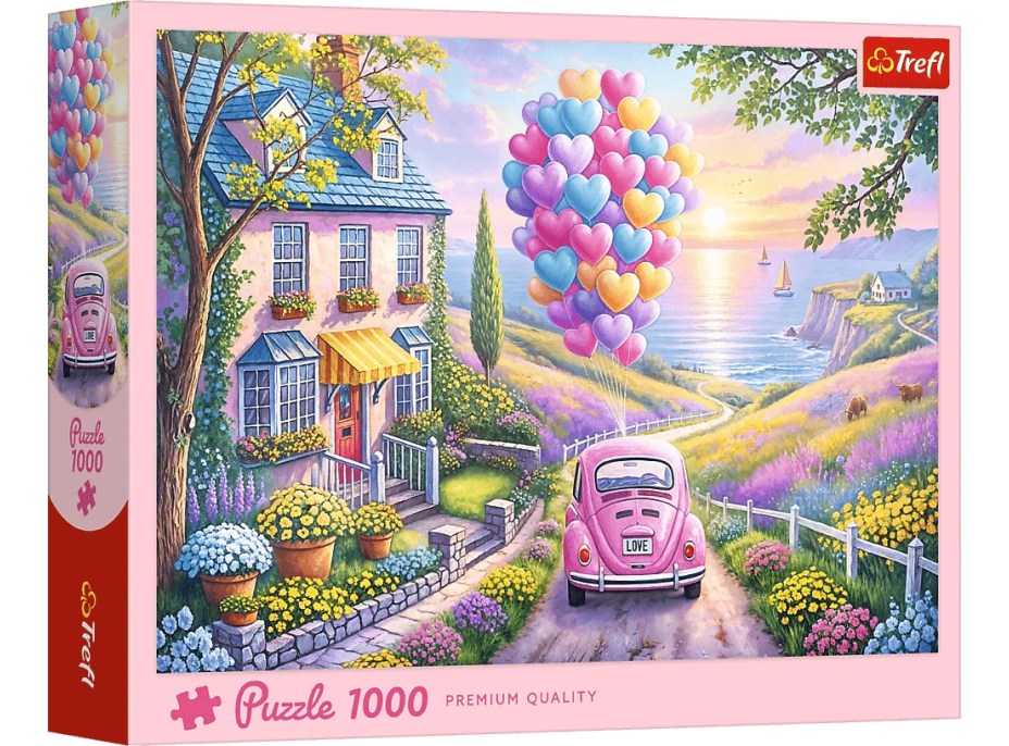 TREFL Puzzle Romantická jazda 1000 dielikov