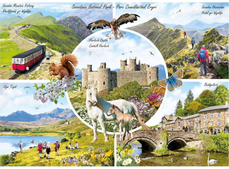 GIBSONS Puzzle Snowdonia 1000 dielikov