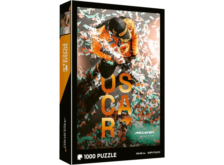 TREFL Puzzle Soft Touch: McLaren: Oscar Piastri, Maiden Grand Prix 1000 dielikov
