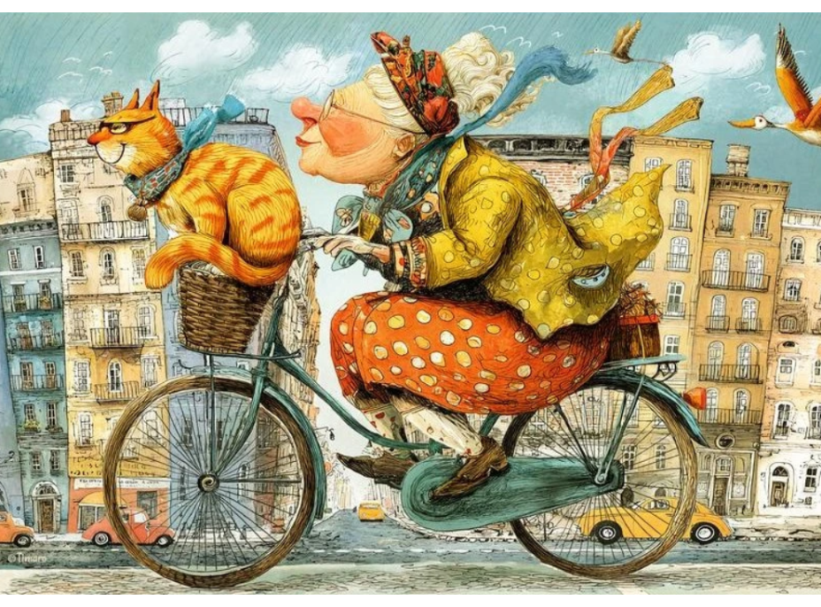 CHERRY PAZZI Puzzle Super babička 1000 dielikov