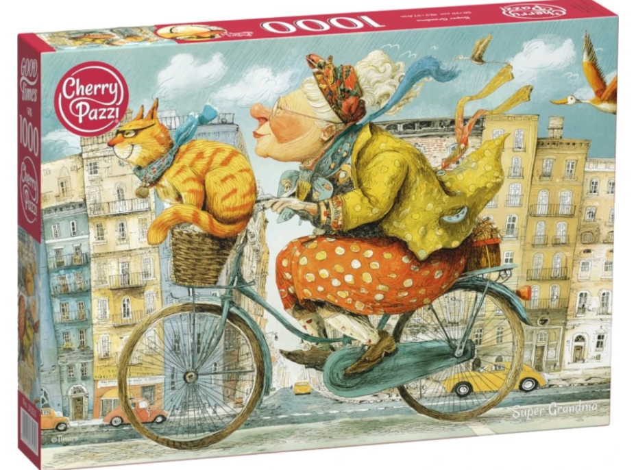 CHERRY PAZZI Puzzle Super babička 1000 dielikov