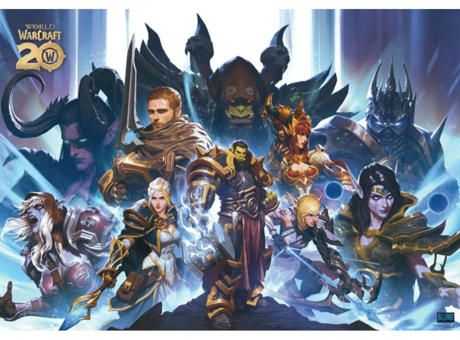 GOOD LOOT Puzzle War of Warcraft: 20th Anniversary 1000 dielikov