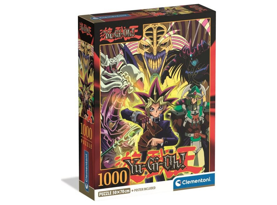 CLEMENTÓNI Puzzle Yu-Gi-Oh! – Anime koláž 1000 dielikov