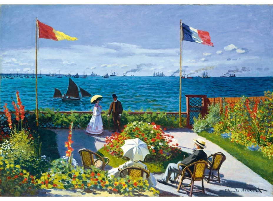 BLUEBIRD Puzzle Záhrada v Sainte-Adresse 1000 dielikov