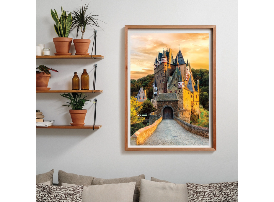 CLEMENTONI Puzzle Zlatá hodina na hrade Eltz 1000 dielikov