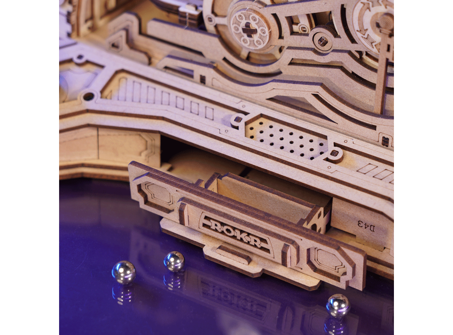 ROBOTIME Roker 3D drevené puzzle Guľôčková dráha 653 dielikov