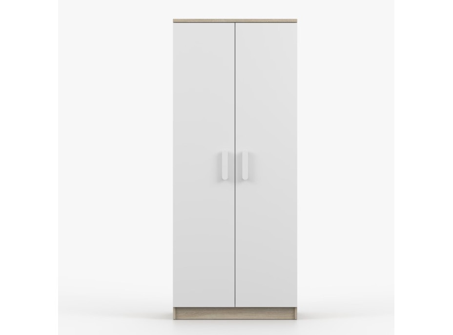 Šatníková skriňa SCOUT - dub sonoma/biela (8 variant)