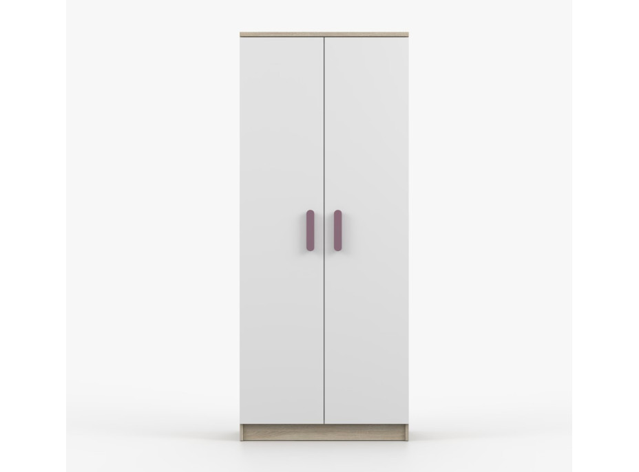 Šatníková skriňa SCOUT - dub sonoma/biela (8 variant)