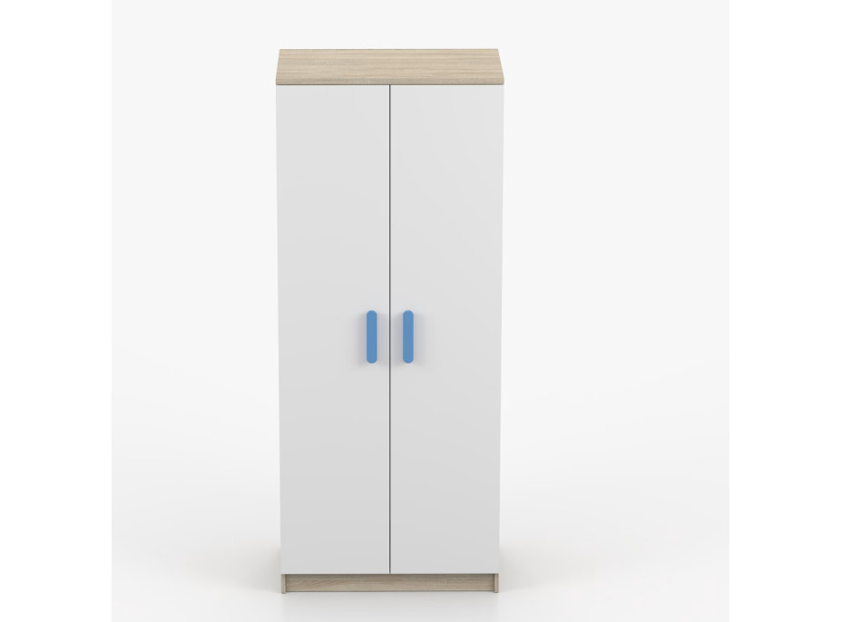 Šatníková skriňa SCOUT - dub sonoma/biela (8 variant)