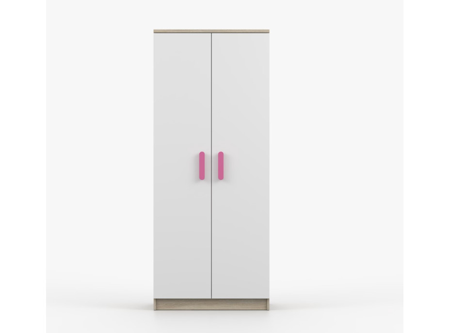 Šatníková skriňa SCOUT - dub sonoma/biela (viac variant)