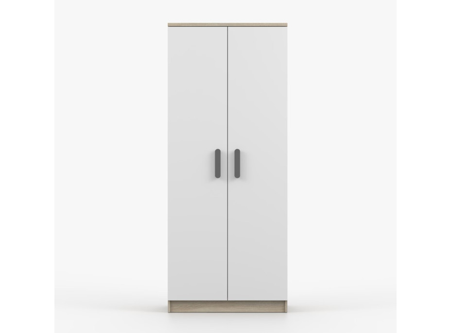 Šatníková skriňa SCOUT - dub sonoma/biela (8 variant)