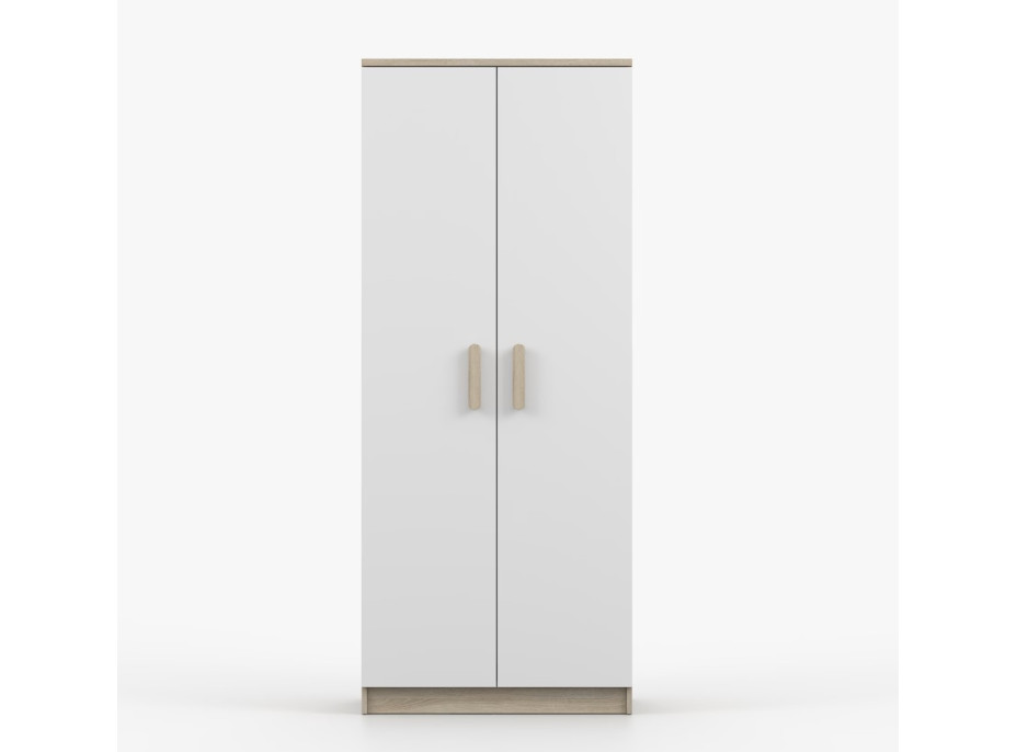Šatníková skriňa SCOUT - dub sonoma/biela (8 variant)