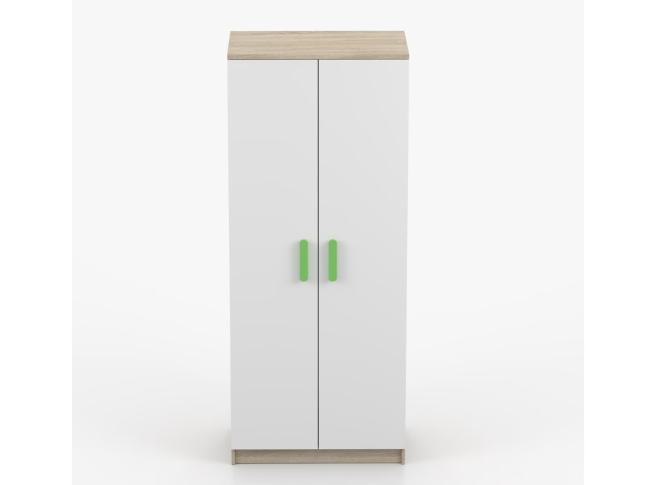 Šatníková skriňa SCOUT - dub sonoma/biela (8 variant)