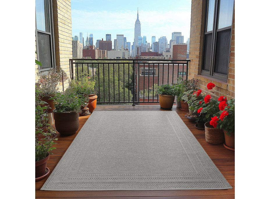 Kusový koberec Desert 1304 grey - na von aj na doma