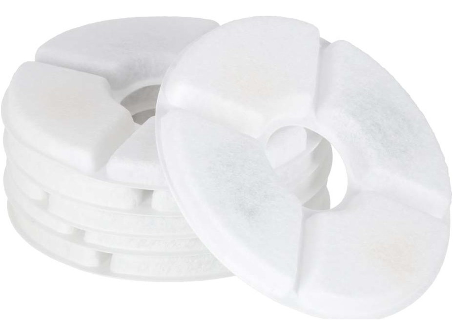 Náhradné filtre pre napájačku pre psov a mačky - sada 6 kusov