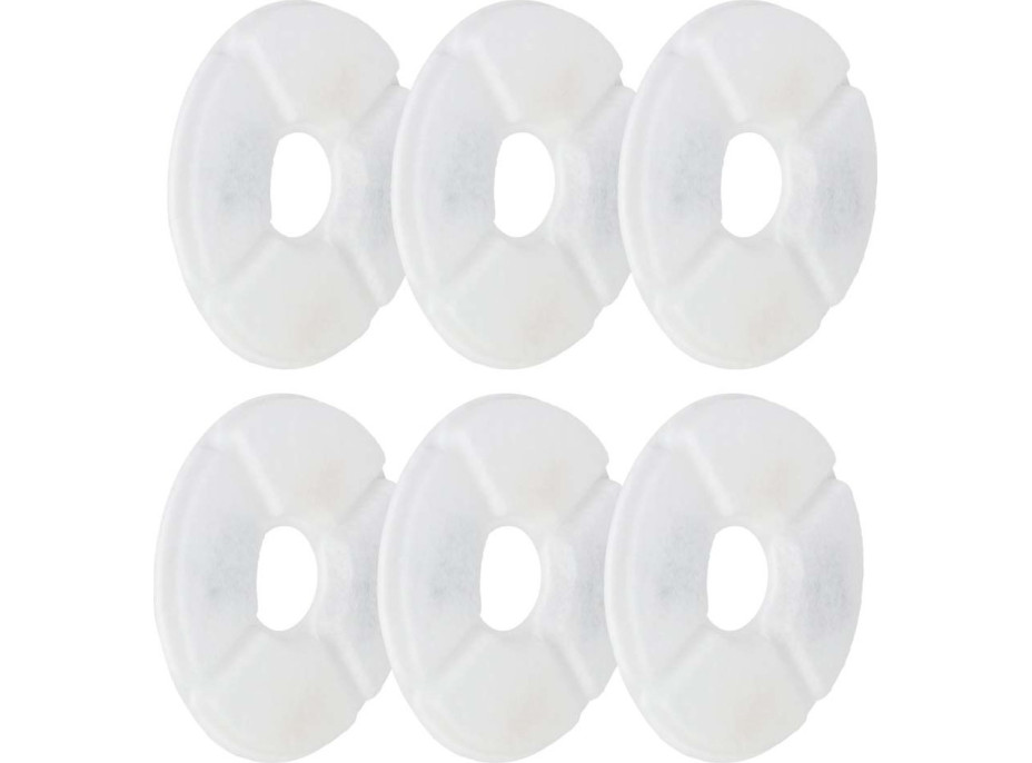 Náhradné filtre pre napájačku pre psov a mačky - sada 6 kusov