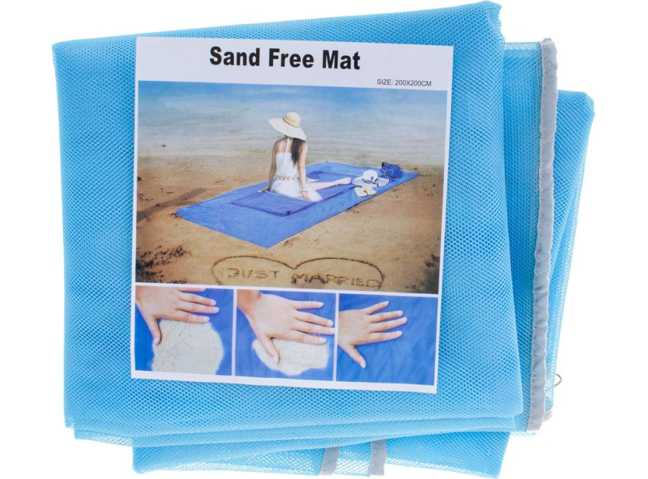 Plážová deka na piesok SAND FREE XXL - 200x200 cm