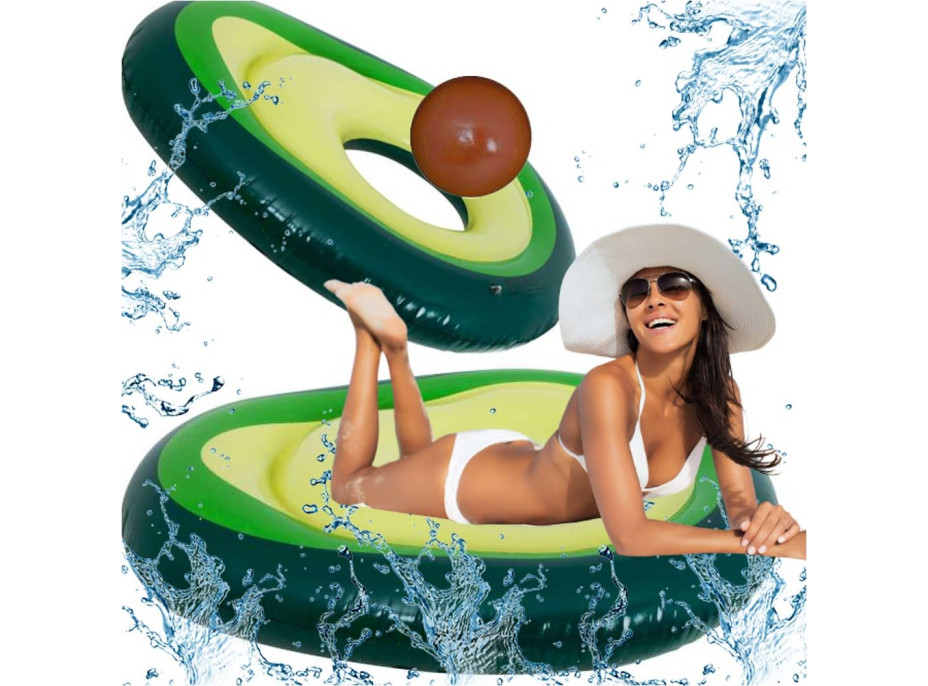 Nafukovacie lehátko s loptou Avokádo - 150 cm