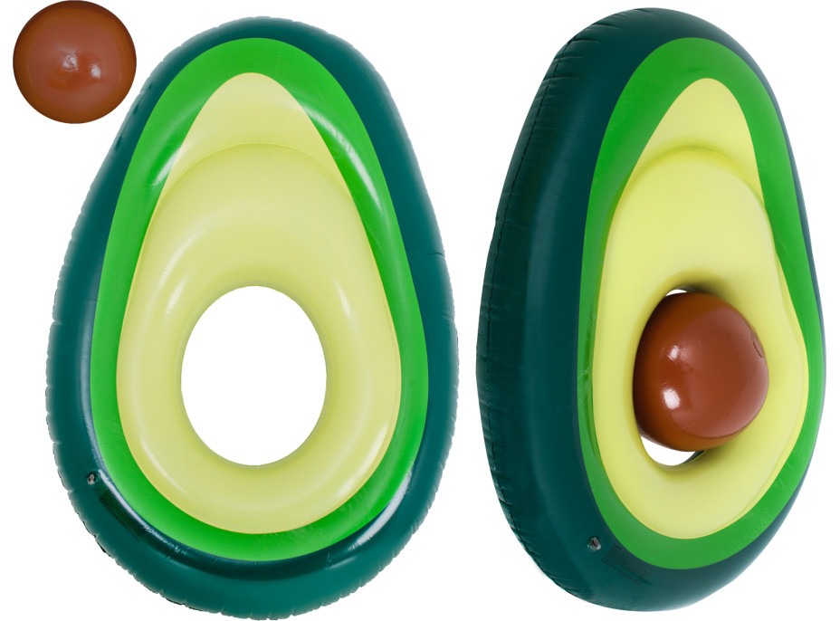 Nafukovacie lehátko s loptou Avokádo - 150 cm