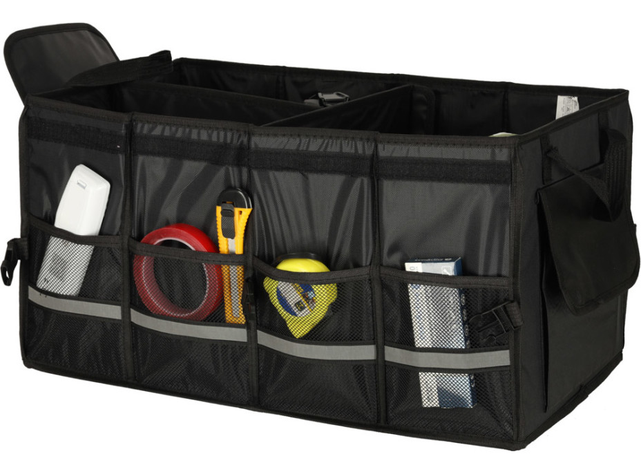 Taška do kufra auta s reflexnými prvkami 60x35x30 cm