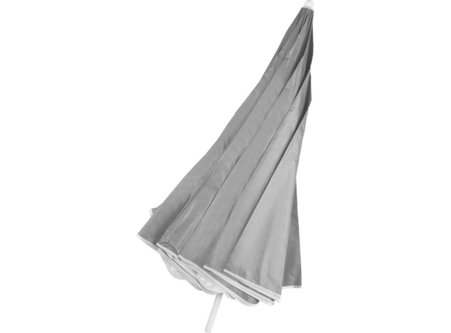 Plážový nastaviteľný slnečník 150 cm - šedý