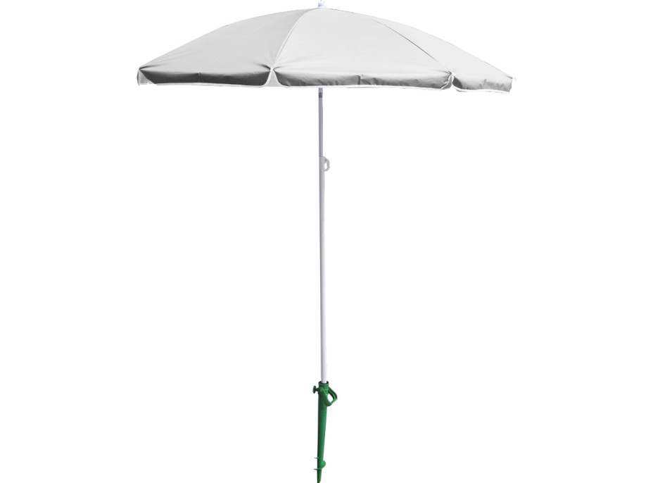 Plážový nastaviteľný slnečník 150 cm - šedý