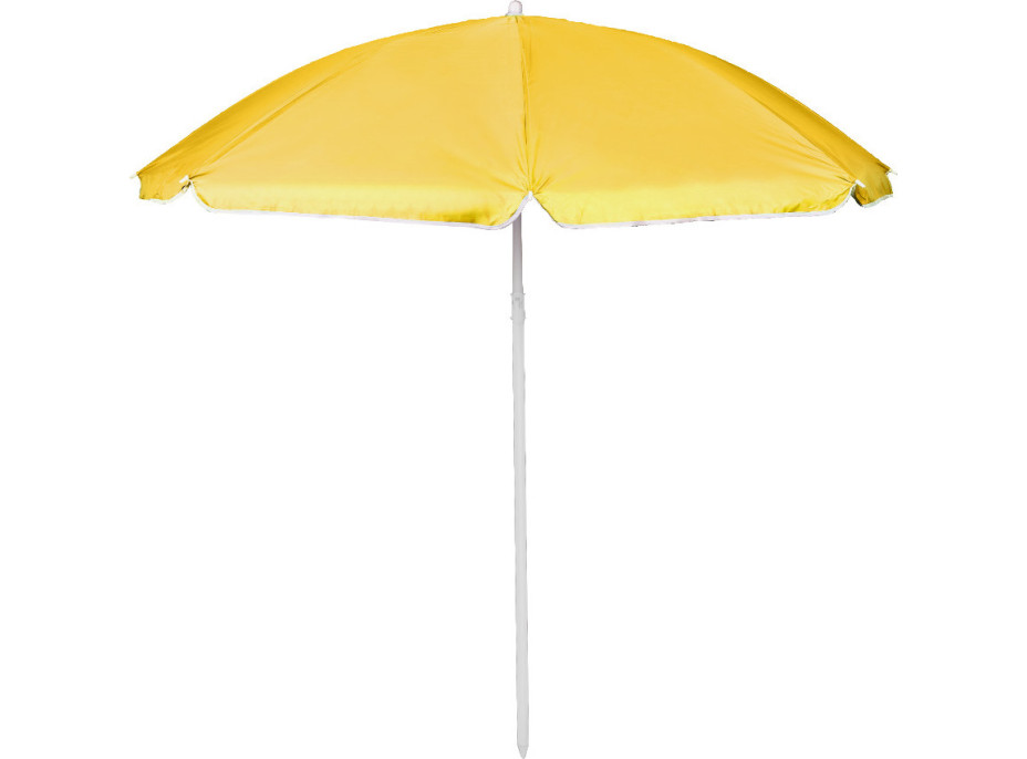 Plážový nastaviteľný slnečník 150 cm - žltý