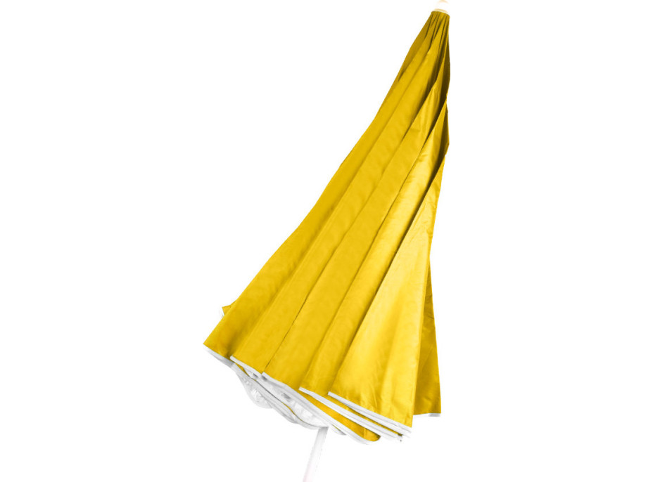 Plážový nastaviteľný slnečník 150 cm - žltý