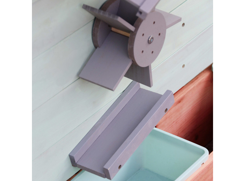 Drevené pieskovisko LULILO Sablo s otočnou strechou