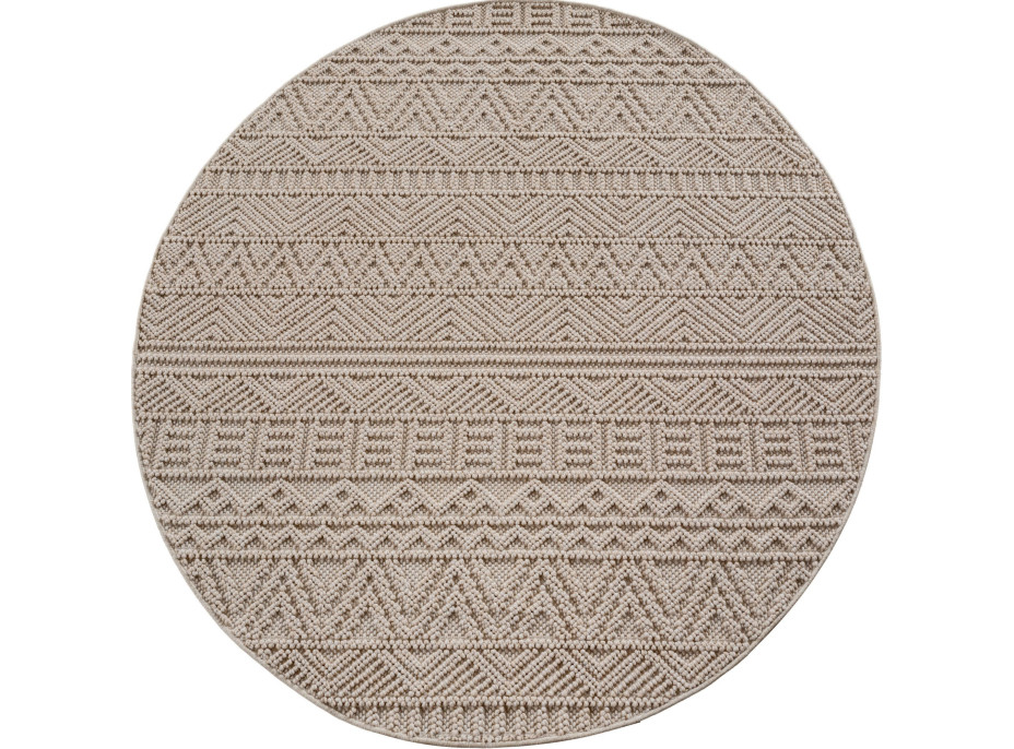 Kusový koberec Helix 2202 beige kruh