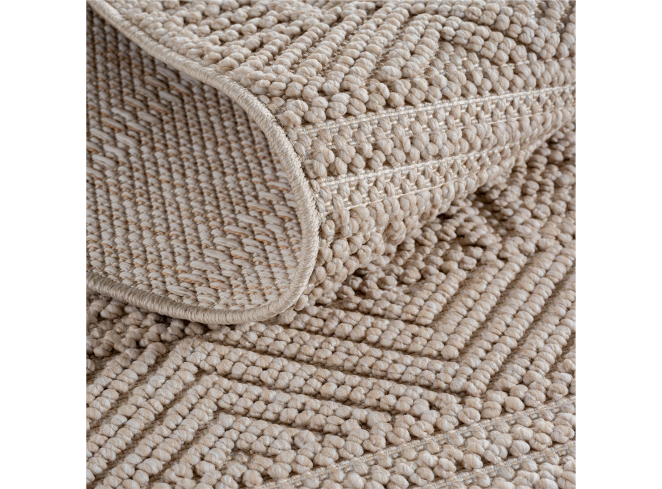 Kusový koberec Helix 2202 beige kruh