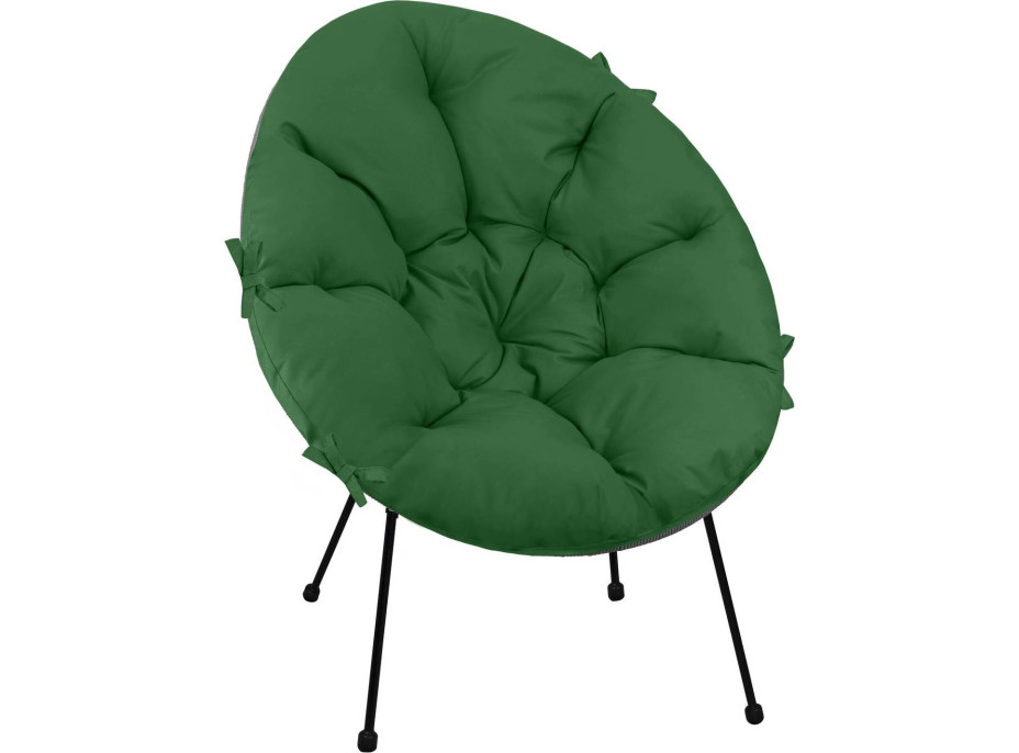 Vodeodolný vankúš do záhradného kresla ACAPULCO 90x105 cm - zelený