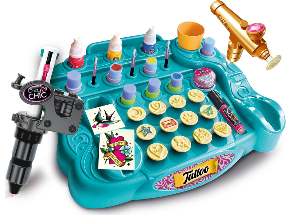 CLEMENTONI Crazy Chic Beauty: Tetovacie štúdio