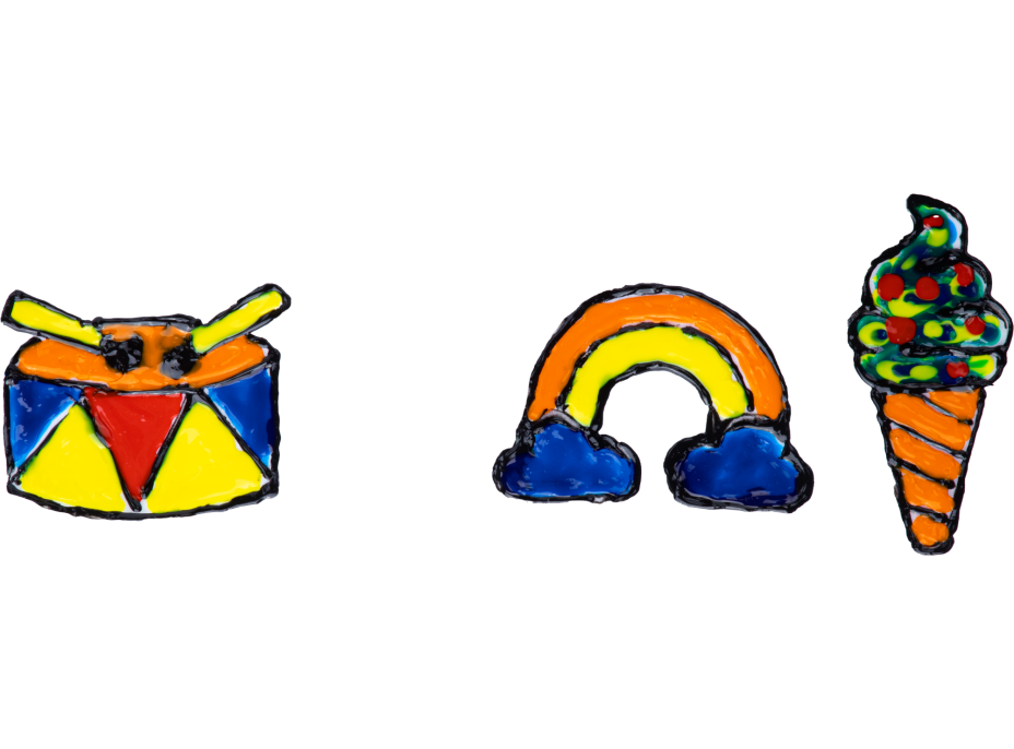 ASTRA CREATIVO Gélové farby na sklo 6x15ml