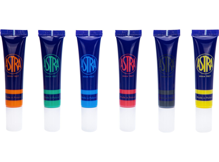 ASTRA CREATIVO Gélové farby na sklo 6x15ml