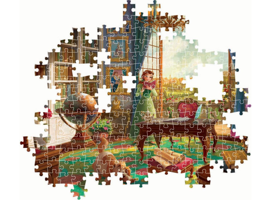 CLEMENTONI Puzzle Disney Princezné: Kráska a zviera 500 dielikov