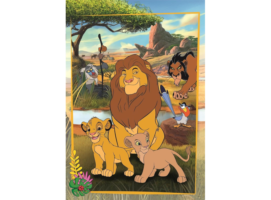 CLEMENTONI Puzzle Leví kráľ MAXI 60 dielikov