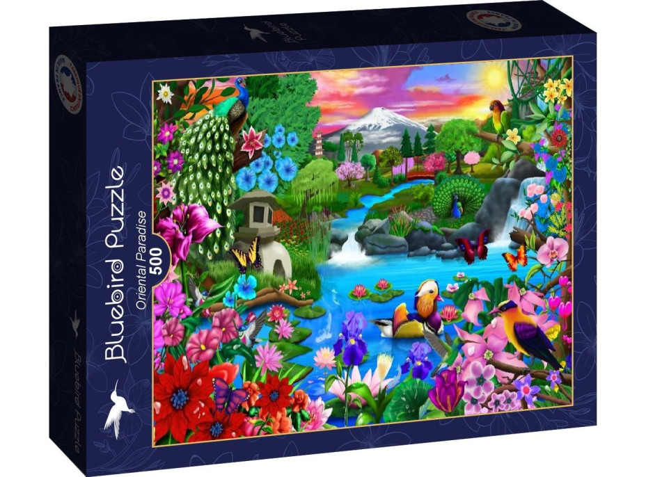 BLUEBIRD Puzzle Orientálny raj 500 dielikov