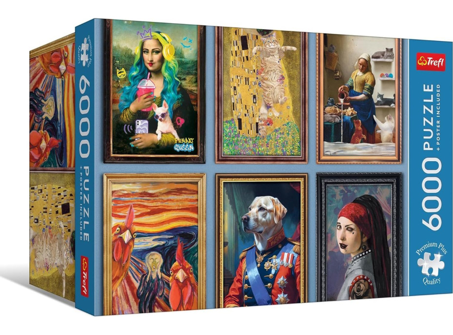 TREFL Puzzle Premium Plus: Fun Art Collection 6000 dielikov