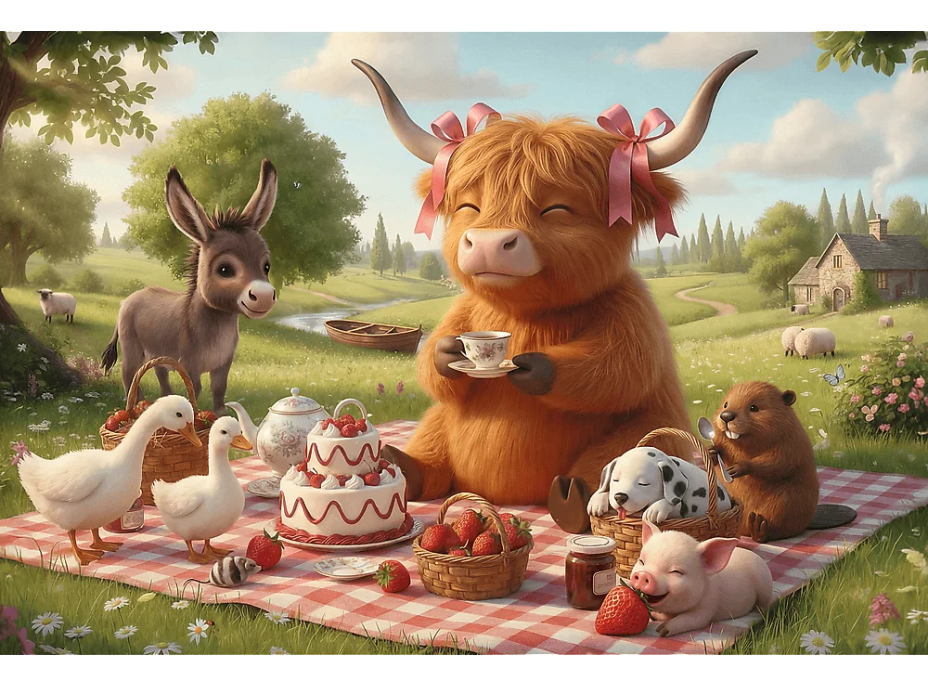 TREFL Puzzle Sladký piknik 300 dielikov