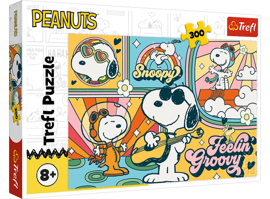 TREFL Puzzle Zábavný svet Peanuts 300 dielikov