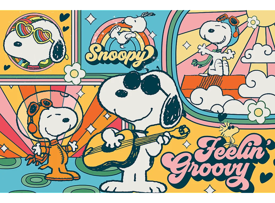 TREFL Puzzle Zábavný svet Peanuts 300 dielikov